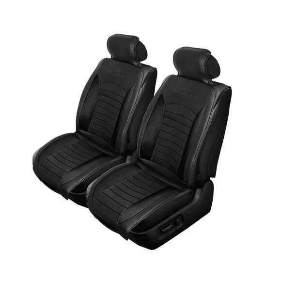 Car Seat Covers NEW Black 2-pack Car Seat Cover and Steering Wheel Cover - Picture 7 of 9